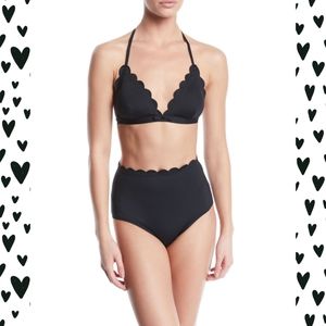 NWT Kate Spade Marina Piccola Scalloped Bikini Set